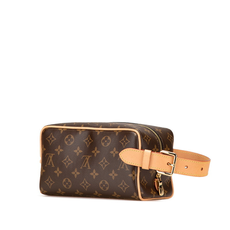 ルイ ヴィトン モノグラム ロッカー ドップ キット ハンドバッグ M83112 ブラウン PVC レザー レディース LOUIS VUITTON 【中古】
