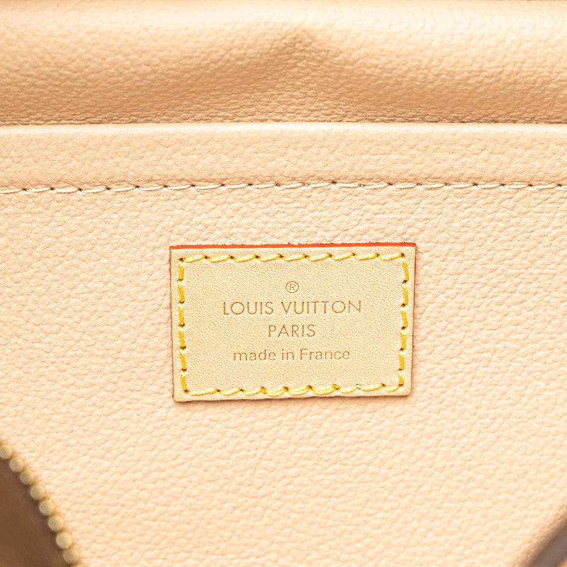 ルイ ヴィトン モノグラム ロッカー ドップ キット ハンドバッグ M83112 ブラウン PVC レザー レディース LOUIS VUITTON 【中古】
