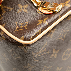 ルイ ヴィトン モノグラム ロッカー ドップ キット ハンドバッグ M83112 ブラウン PVC レザー レディース LOUIS VUITTON 【中古】