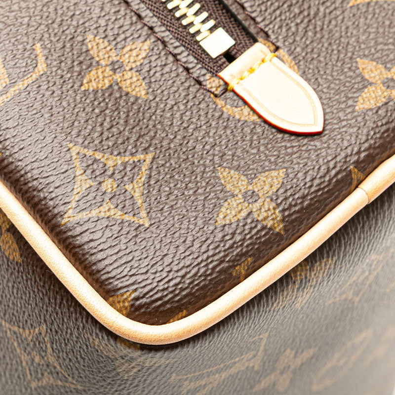 ルイ ヴィトン モノグラム ロッカー ドップ キット ハンドバッグ M83112 ブラウン PVC レザー レディース LOUIS VUITTON 【中古】