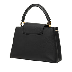 ルイ ヴィトン カプシーヌPM ハンドバッグ ショルダーバッグ 2WAY M52979 ブラック レザー レディース LOUIS VUITTON 中古