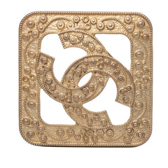 シャネル ヴィンテージ ココマーク ひし形 ブローチ ゴールド メッキ レディース CHANEL 【中古】