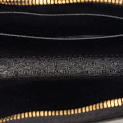 プラダ コインケース コンパクトウォレット 財布 ブラック サフィアーノレザー レディース PRADA 【中古】