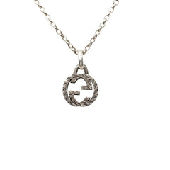 グッチ インターロッキングG ネックレス SV925 シルバー レディース GUCCI 【中古】