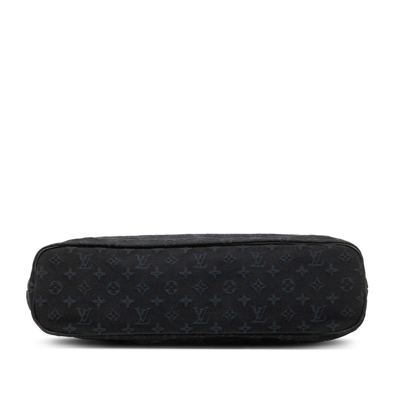 ルイ ヴィトン モノグラムミニ ルシーユPM ハンドバッグ M92680 TSTブルー キャンバス レザー レディース LOUIS VUITTON 【中古】