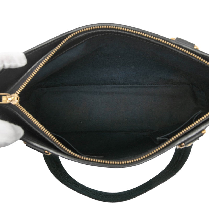 ルイ ヴィトン モノグラムミニ ルシーユPM ハンドバッグ M92680 TSTブルー キャンバス レザー レディース LOUIS VUITTON 【中古】