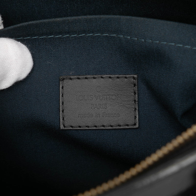 ルイ ヴィトン モノグラムミニ ルシーユPM ハンドバッグ M92680 TSTブルー キャンバス レザー レディース LOUIS VUITTON 【中古】