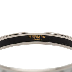 エルメス ファン ファニー アイスクリーム シェーヌダンクル バングル ブレスレット シルバー ホワイト メタル レディース HERMES 【中古】