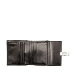 グッチ 三つ折り財布 035 0416 2142 ブラック レザー レディース GUCCI 【中古】