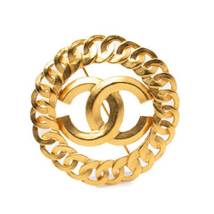 シャネル ヴィンテージ ココマーク ブローチ ゴールド メッキ レディース CHANEL 【中古】