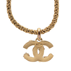 シャネル ココマーク ネックレス 01A ゴールド マルチカラー メッキ カラーストーン レディース CHANEL 【中古】