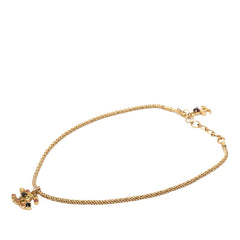 シャネル ココマーク ネックレス 01A ゴールド マルチカラー メッキ カラーストーン レディース CHANEL 【中古】