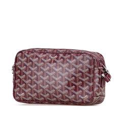 ゴヤール カップヴェールPM ショルダーバッグ ワインレッド ボルドー PVC レザー レディース GOYARD 【中古】