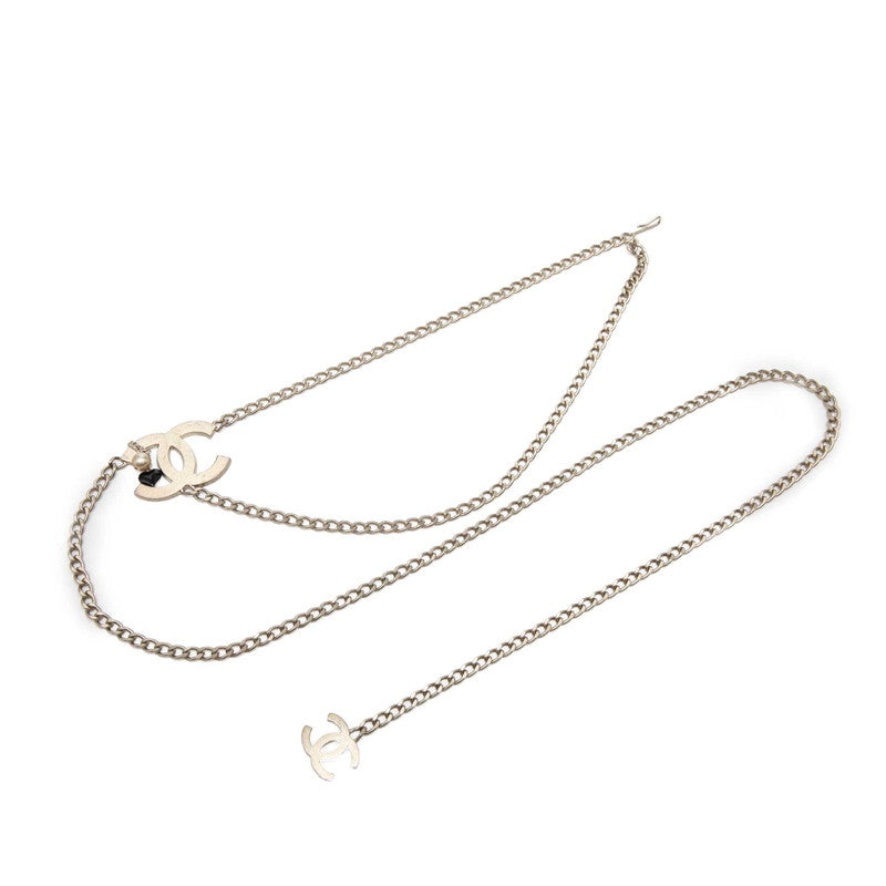 シャネル ココマーク ハート チェーン ベルト 05A ゴールド メッキ レディース CHANEL 【中古】