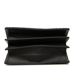 ボッテガヴェネタ イントレチャート ハンドバッグ ブラック レザー レディース BOTTEGAVENETA 【中古】