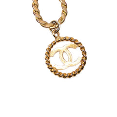 シャネル ココマーク ツイスト チェーン ベルト 29刻印 ヴィンテージ ゴールド メッキ レディース CHANEL 【中古】