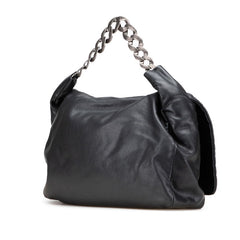 シャネル ココマーク チェーン ワンショルダーバッグ ハンドバッグ ネイビー キャビアスキン レディース CHANEL 【中古】