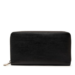 ルイ ヴィトン エピ ジッピーオーガナイザーNM 長財布 M62643 ブラック レザー レディース LOUIS VUITTON 【中古】
