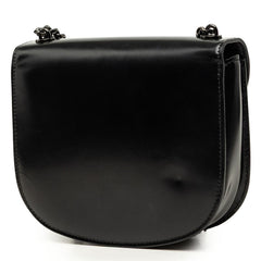 セリーヌ トリオンフ ブザス クレア チェーン ショルダーバッグ ブラック レザー レディース CELINE 中古