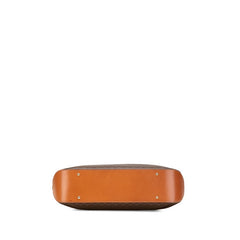 セリーヌ マカダム トートバッグ ワンショルダーバッグ ブラウン PVC レザー レディース CELINE 【中古】