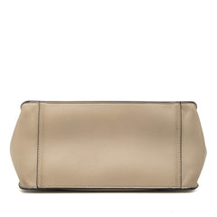 フェンディ フリップ スモール ハンドバッグ ショルダーバッグ 2WAY 8BT302 ベージュ レザー スウェード レディース FENDI 【中古】