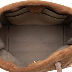 フェンディ フリップ スモール ハンドバッグ ショルダーバッグ 2WAY 8BT302 ベージュ レザー スウェード レディース FENDI 【中古】