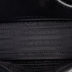プラダ トライアングルロゴ ミニハンドバッグ ショルダーバッグ 2WAY 1BA333 ブラック レザー レディース PRADA 【中古】