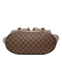 ルイ ヴィトン ダミエ マノスクGM ハンドバッグ N51120 ブラウン PVC レザー レディース LOUIS VUITTON 中古