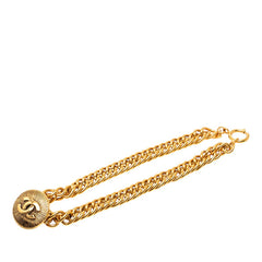 シャネル ココマーク チョーカー ネックレス ゴールド メッキ レディース CHANEL 【中古】