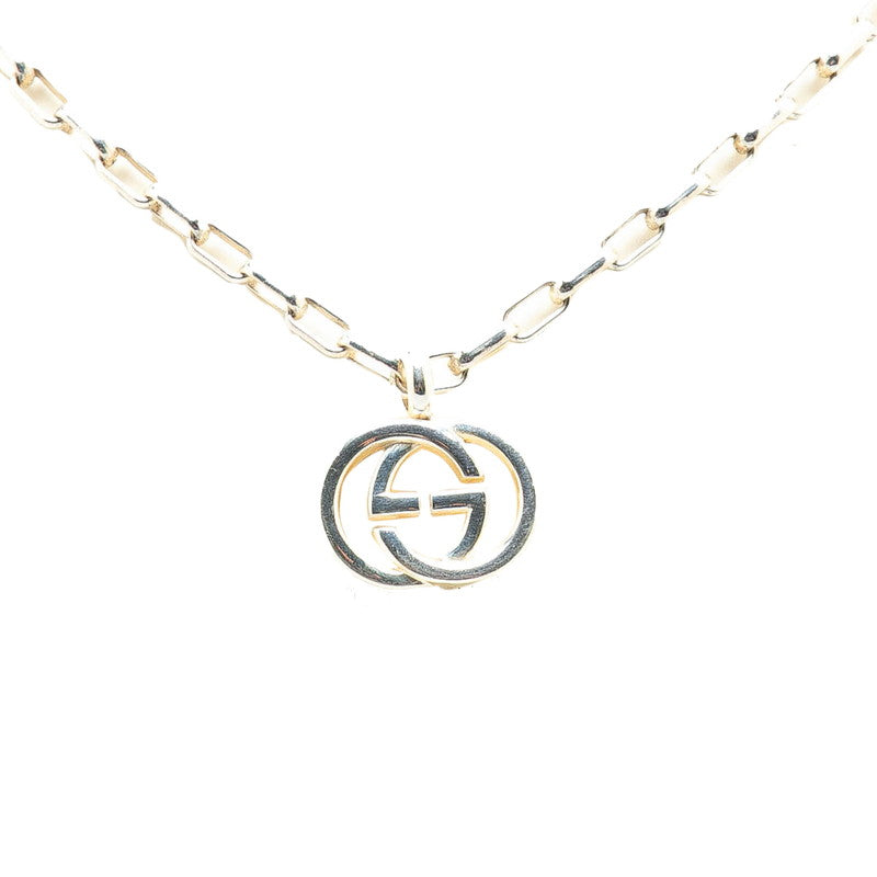 グッチ インターロッキングG チェーン ペンダントネックレス 295710 SV925 シルバー レディース GUCCI 【中古】