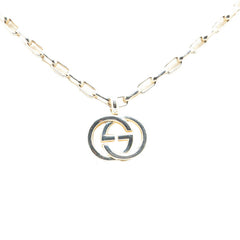 グッチ インターロッキングG チェーン ペンダントネックレス 295710 SV925 シルバー レディース GUCCI 【中古】
