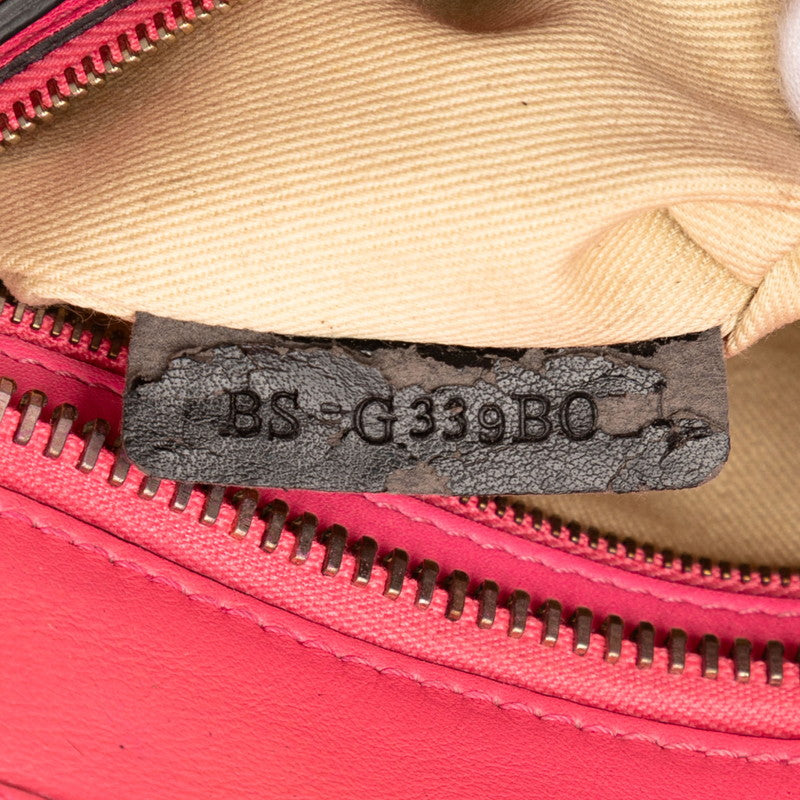 ヴァレンティノ ロックスタッズ ハンドバッグ ショルダーバッグ 2WAY ピンク レザー レディース VALENTINO 【中古】