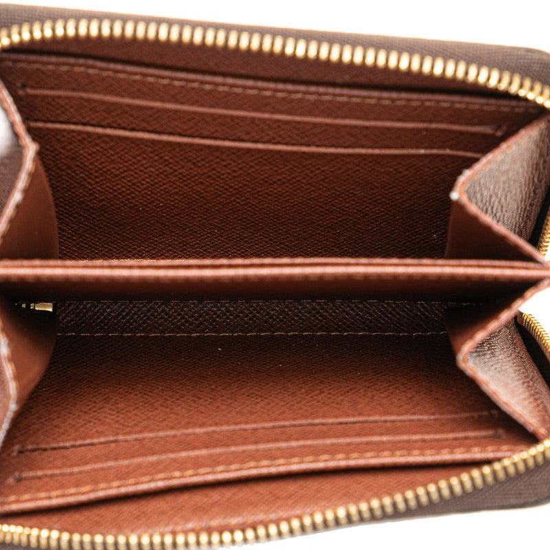 ルイ ヴィトン モノグラム ジッピー コインパース コインケース 小銭入れ M60067 ブラウン PVC レザー レディース LOUIS VUITTON 【中古】