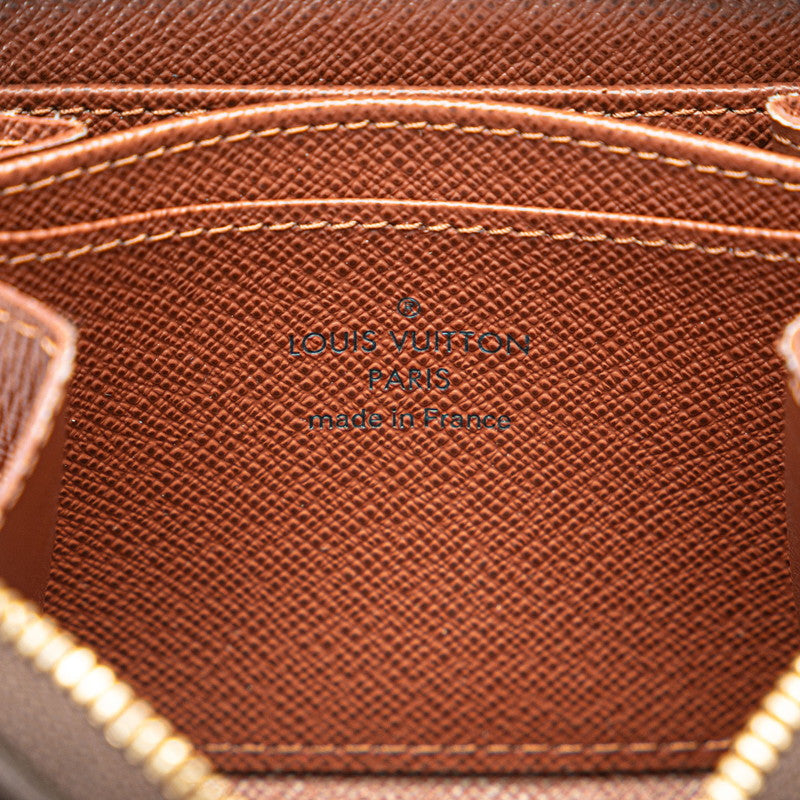 ルイ ヴィトン モノグラム ジッピー コインパース コインケース 小銭入れ M60067 ブラウン PVC レザー レディース LOUIS VUITTON 【中古】