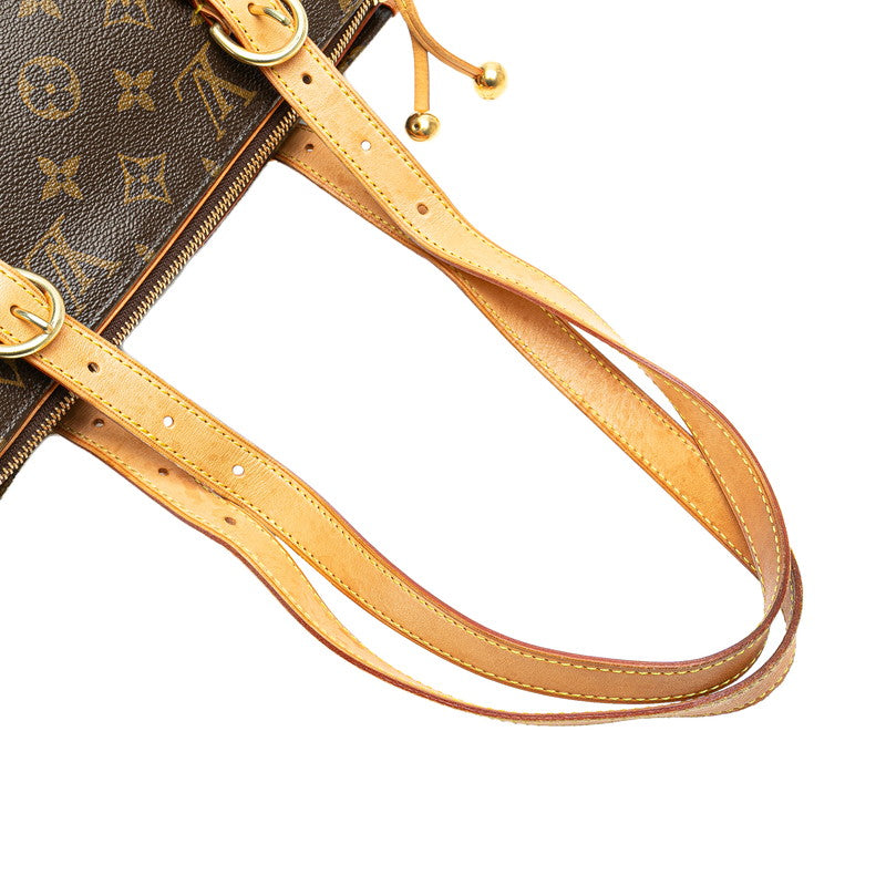 ルイ ヴィトン モノグラム ポパンクール オ ショルダーバッグ トートバッグ M40007 ブラウン PVC レザー レディース LOUIS VUITTON 【中古】