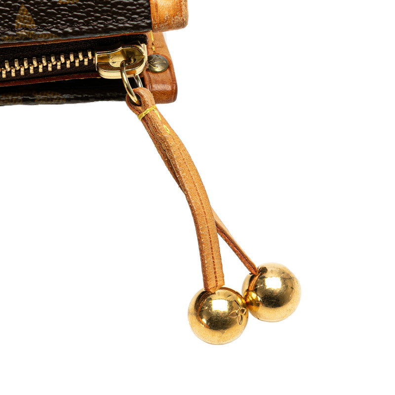 ルイ ヴィトン モノグラム ポパンクール オ ショルダーバッグ トートバッグ M40007 ブラウン PVC レザー レディース LOUIS VUITTON 【中古】
