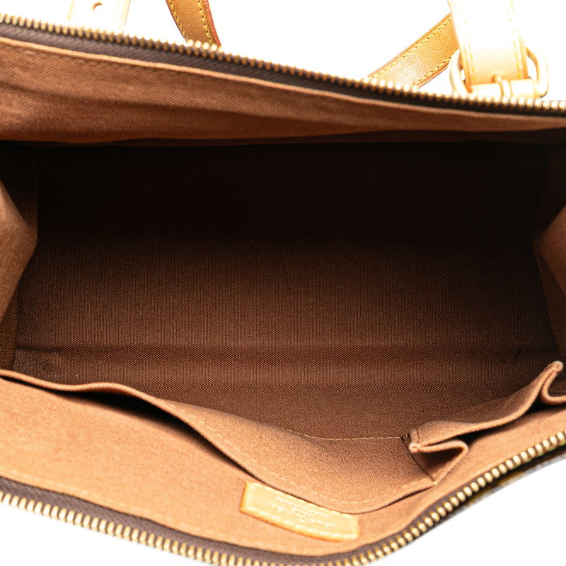 ルイ ヴィトン モノグラム ポパンクール オ ショルダーバッグ トートバッグ M40007 ブラウン PVC レザー レディース LOUIS VUITTON 【中古】