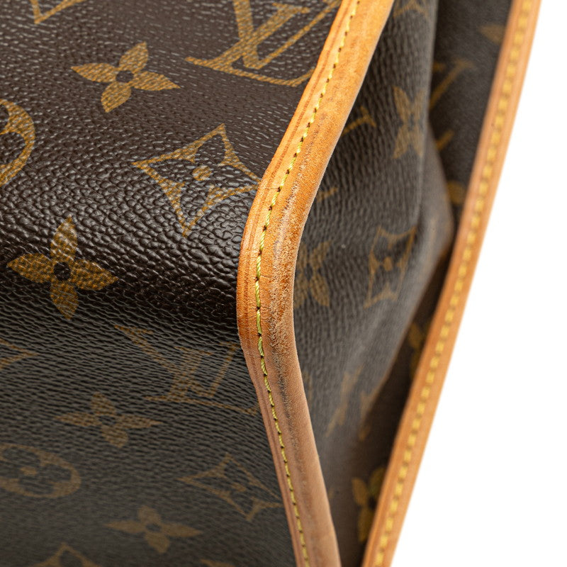 ルイ ヴィトン モノグラム ポパンクール オ ショルダーバッグ トートバッグ M40007 ブラウン PVC レザー レディース LOUIS VUITTON 【中古】