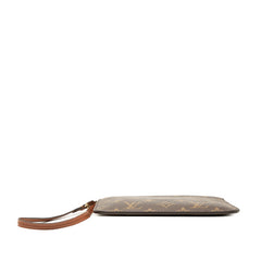 ルイ ヴィトン ループ ホーボー 付属品 ポーチ クラッチバッグ ブラウン PVC レザー レディース LOUIS VUITTON 【中古】