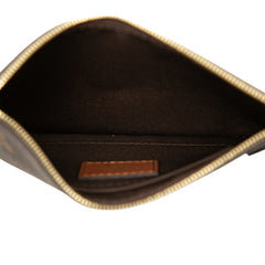 ルイ ヴィトン ループ ホーボー 付属品 ポーチ クラッチバッグ ブラウン PVC レザー レディース LOUIS VUITTON 【中古】