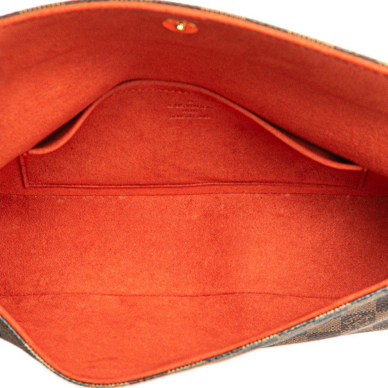 ルイ ヴィトン ダミエ レコレータ ワンショルダーバッグ ハンドバッグ N51299 ブラウン PVC レザー レディース LOUIS VUITTON 【中古】