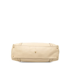 グッチ インターロッキングG ニューブリッド トートバッグ ショルダーバッグ 162094 アイボリー ベージュ レザー レディース GUCCI 【中古】