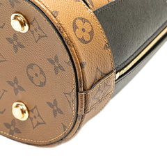 ルイ ヴィトン モノグラム トレサージュ トート ハンドバッグ ショルダーバッグ 2WAY M44113 ブラウン ブラック PVC レザー レディース LOUIS VUITTON 【中古】