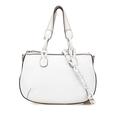 ロエベ ハンドバッグ ワンショルダーバッグ 2WAY ホワイト レザー レディース LOEWE 【中古】