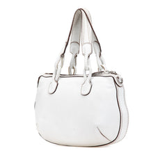 ロエベ ハンドバッグ ワンショルダーバッグ 2WAY ホワイト レザー レディース LOEWE 【中古】