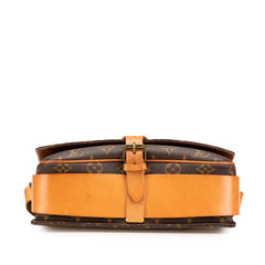 ルイ ヴィトン モノグラム カルトシエールGM 斜め掛け ショルダーバッグ M51252 ブラウン PVC レザー レディース LOUIS VUITTON 【中古】