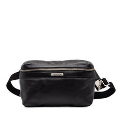 サンローラン シティ ウエストバッグ ボディバッグ 505973 ブラック レザー レディース SAINT LAURENT 中古