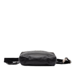 サンローラン シティ ウエストバッグ ボディバッグ 505973 ブラック レザー レディース SAINT LAURENT 中古