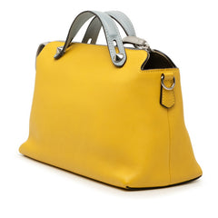 フェンディ バイザウェイ ミディアム ハンドバッグ ショルダーバッグ 2WAY 8BL124 イエロー レザー レディース FENDI 【中古】