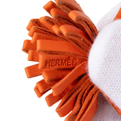 エルメス カルメンチータ ポンポン チャーム オレンジ アニョーミロ レディース HERMES 【中古】